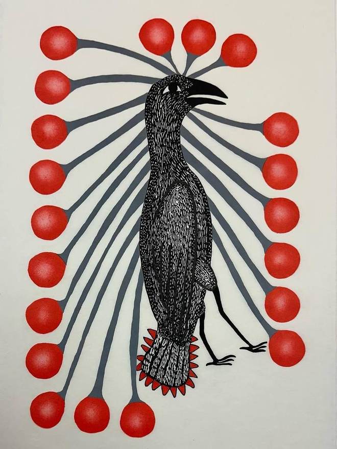 Tall Tundra Bird by Kenojuak Ashevak