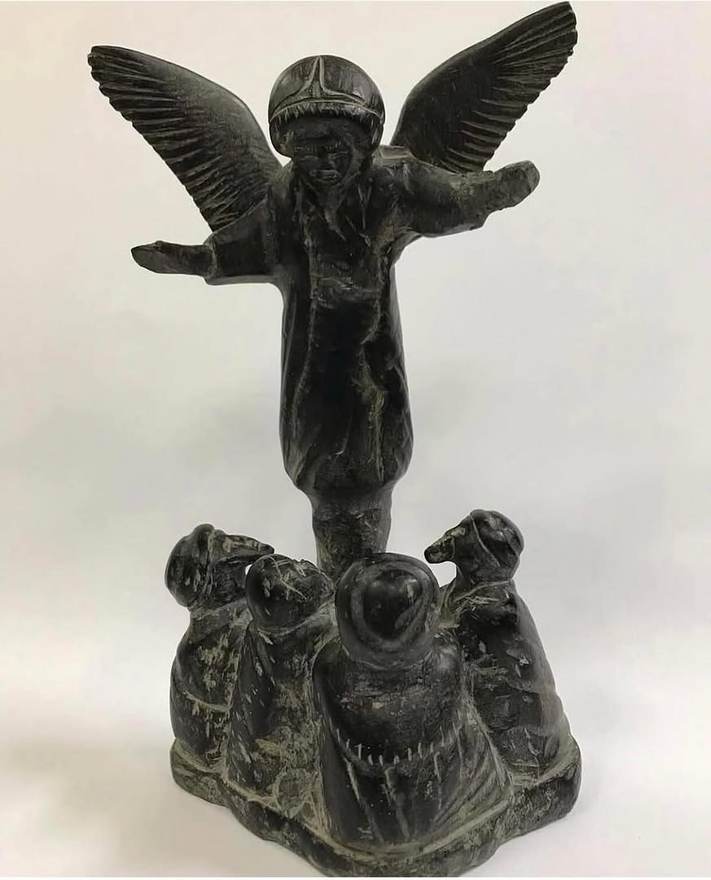 Angel with the Shepherds by Ennutsiak