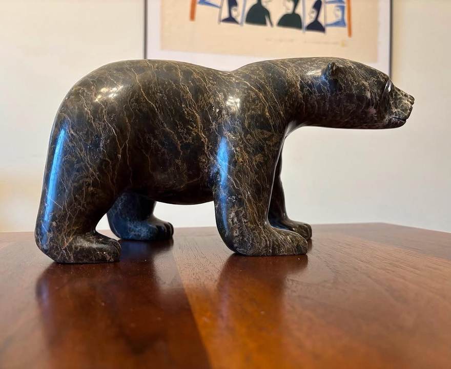 Walking Polar Bear by Ashevak Tunnillie