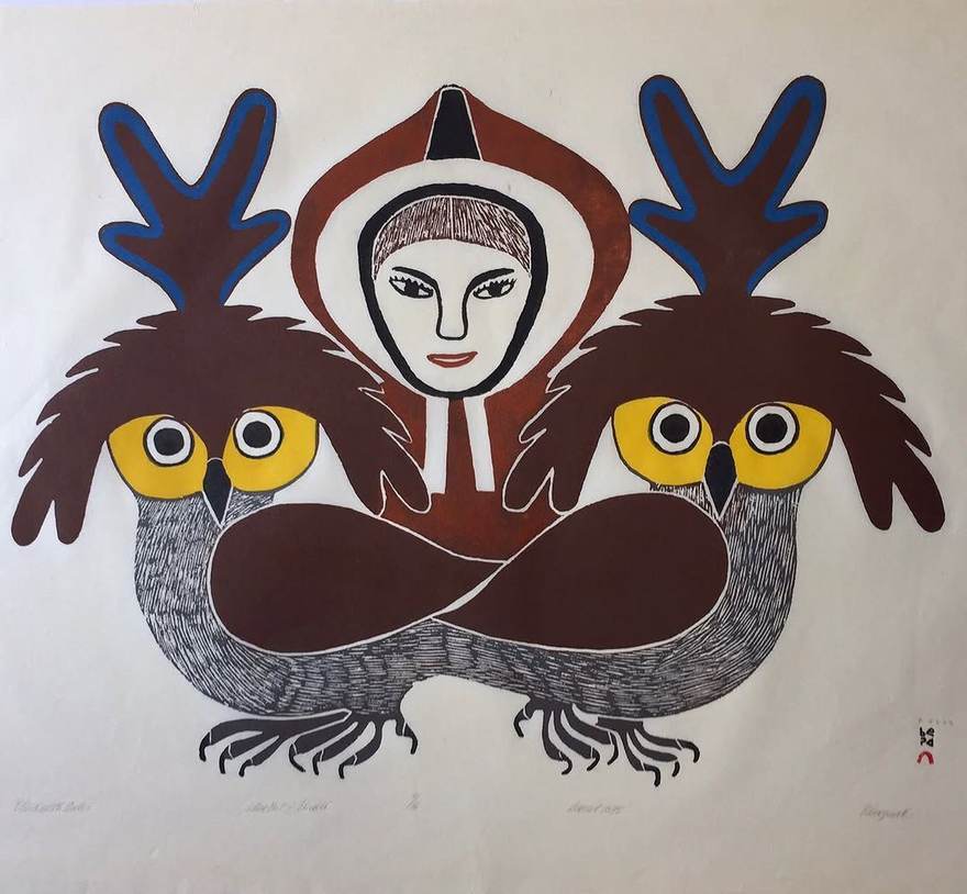 Child with Owls by Kenojuak Ashevak