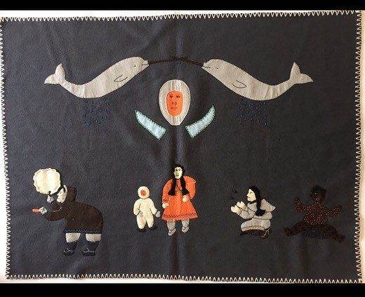 Untitled Wallhanging by Maudie Rachel Okittuq