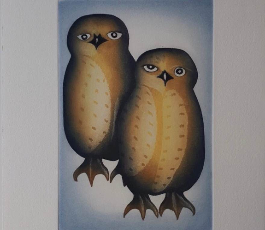 Wise Guys by Kananginak Pootoogook