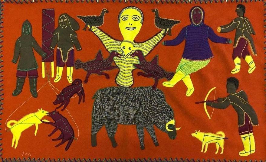 Untitled Wallhanging by Mary Yuusipik Singaqti