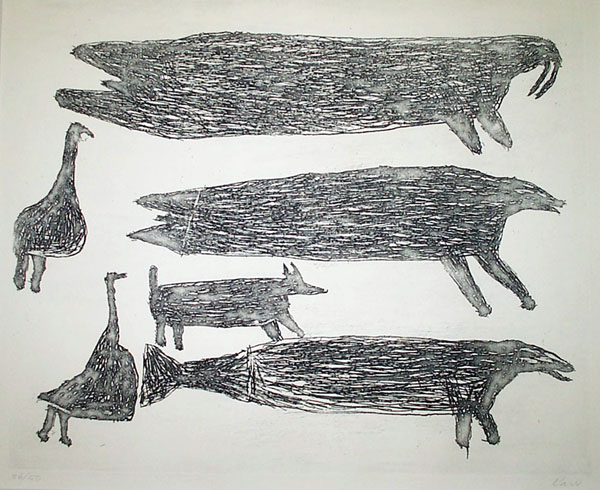 Untitled, etching Untitled, etching